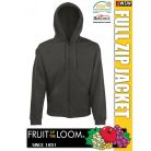Fruit of the Loom HOODED JACKET férfi kardigán - pulóver
