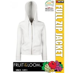   Fruit of the Loom Lady Fit HOODED JACKET kardigán - pulóver