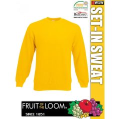 Fruit of the Loom SET-IN unisex pulóver