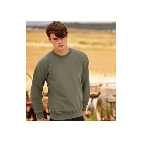 Fruit of the Loom RAGLAN férfi pulóver - munkaruha