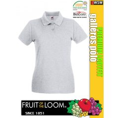   Fruit of the Loom PREMIUM LADYFIT piqué galléros női póló