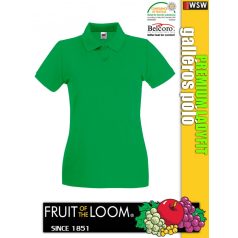   Fruit of the Loom PREMIUM LADYFIT piqué galléros női póló