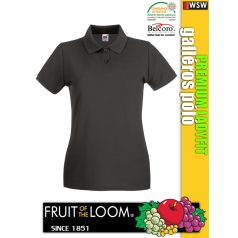   Fruit of the Loom PREMIUM LADYFIT piqué galléros női póló