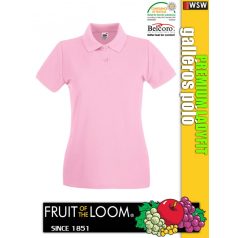   Fruit of the Loom PREMIUM LADYFIT piqué galléros női póló