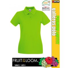   Fruit of the Loom PREMIUM LADYFIT piqué galléros női póló