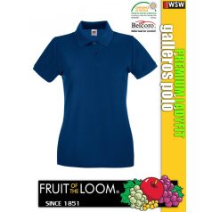   Fruit of the Loom PREMIUM LADYFIT piqué galléros női póló