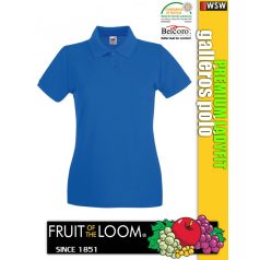   Fruit of the Loom PREMIUM LADYFIT piqué galléros női póló