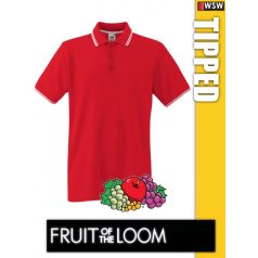 Fruit of the Loom Tipped kétszínű galléros férfi póló