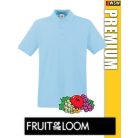Fruit of the Loom Premium piqué galléros férfi póló