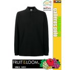 Fruit of the Loom PREMIUM LS piqué galléros hosszúujjú póló