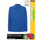 Fruit of the Loom PREMIUM LS piqué galléros hosszúujjú póló
