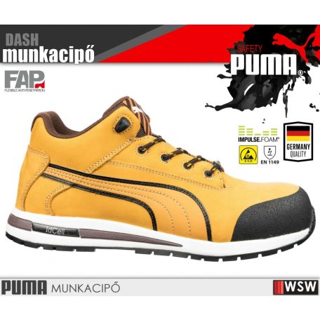 Puma DASH S3 technikai munkacipő - munkavédelmi cipő