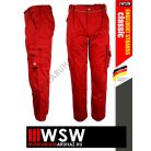 .Engelbert Strauss CLASSIC RED erősített anyagú 315 g/m² technikai munkanadrág - munkaruha
