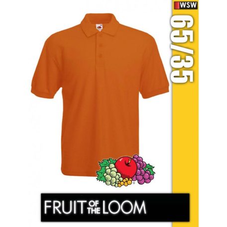 Fruit of the Loom 65/35 galléros férfi póló