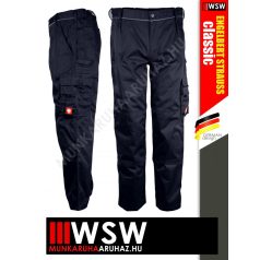   .Engelbert Strauss CLASSIC NAVY erősített anyagú 315 g/m² technikai munkanadrág - munkaruha