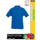 Fruit of the Loom 65/35 KIDS piqué galléros póló