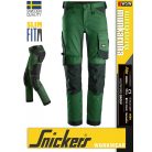 Snickers ALLROUNDWORK KHAKI strech slim fit prémium deréknadrág - munkaruha