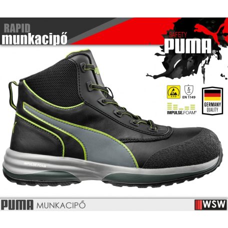 Puma RAPID S3 technikai munkacipő - munkavédelmi cipő