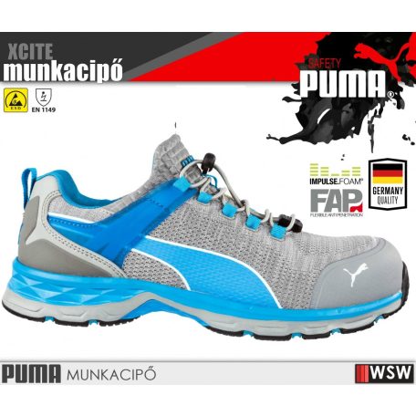 Puma XCITE 2.0 S1P technikai munkacipő - munkavédelmi cipő