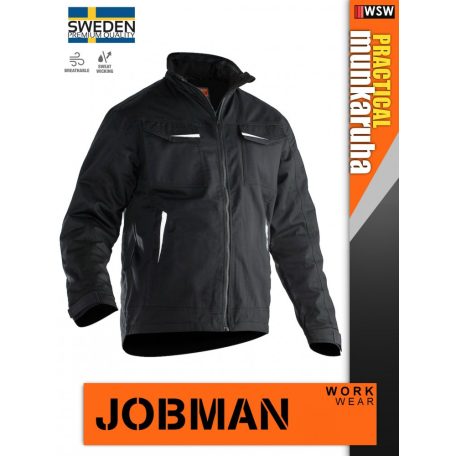 Jobman PRACTICAL BLACK technikai prémium munkakabát - munkaruha