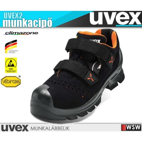 Uvex UVEX2 WIBRAM S3 technikai munkacipő - munkaszandál
