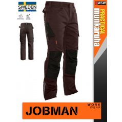   Jobman PRACTICAL BROWN technikai prémium deréknadrág - munkaruha