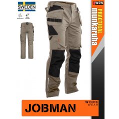   Jobman PRACTICAL KHAKI technikai prémium deréknadrág - munkaruha