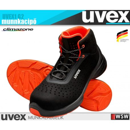 Uvex UVEX1 G2 S1 perforált technikai munkacipő - munkabakancs