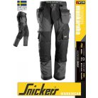 Snickers FLEXIWORK STEELGREY technikai stretch lengőzsebes deréknadrág - munkaruha