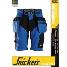 Snickers FLEXIWORK BLACK technikai stretch lengőzsebes rövidnadrág - munkaruha