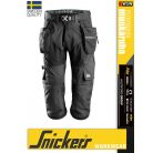 Snickers FLEXIWORK STEELGREY technikai stretch lengőzsebes rövidnadrág - munkaruha