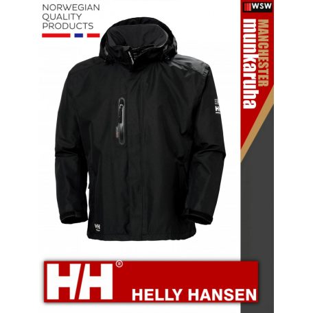Helly Hansen MANCHESTER BLACK prémium technikai shell kabát - munkaruha