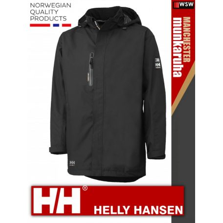Helly Hansen MANCHESTER BLACK prémium technikai shell kabát - munkaruha