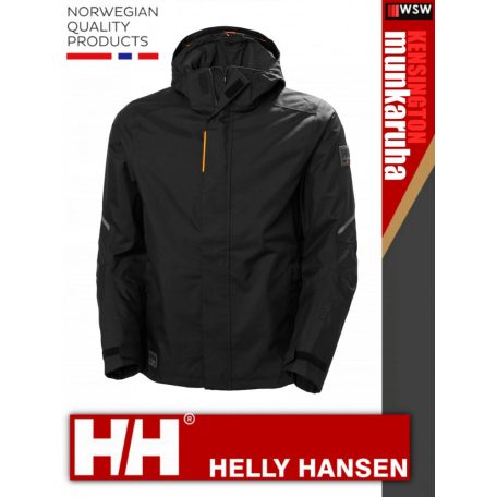 Helly Hansen KENSINGTON BLACK shell technikai kabát - munkaruha