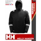 Helly Hansen MANCHESTER BLACK prémium technikai bélelt vízálló kabát - munkaruha