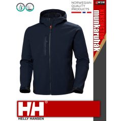   Helly Hansen KENSINGTON NAVY kapucnis softshell kabát - munkaruha