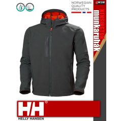  Helly Hansen KENSINGTON DARKGREY kapucnis softshell kabát - munkaruha