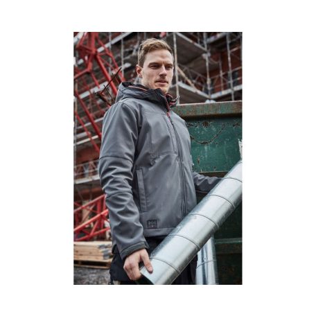 Helly Hansen KENSINGTON DARKGREY kapucnis softshell kabát - munkaruha