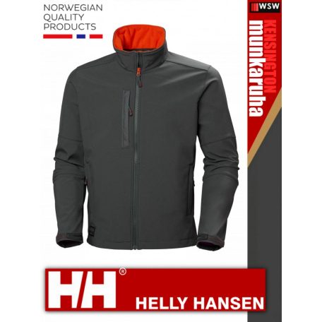 Helly Hansen KENSINGTON DARKGREY softshell technikai kabát - munkaruha