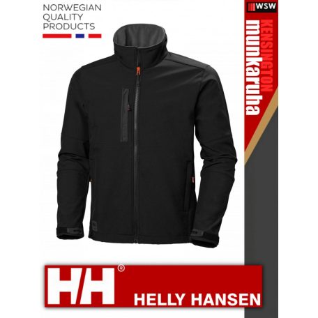 Helly Hansen KENSINGTON BLACK softshell technikai kabát - munkaruha