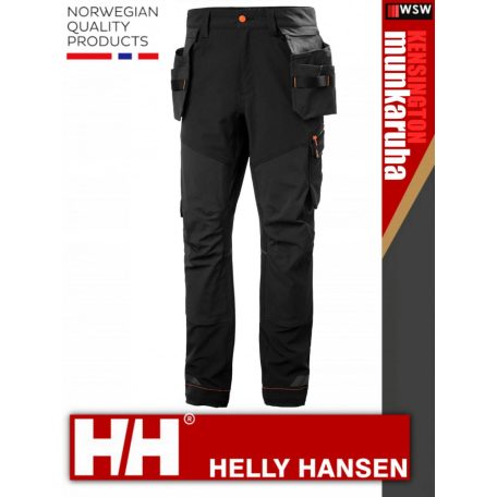 Helly Hansen KENSINGTON BLACK technikai lengőzsebes deréknadrág - munkaruha