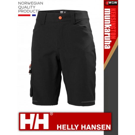 Helly Hansen KENSINGTON BLACK technikai rövidnadrág - munkaruha
