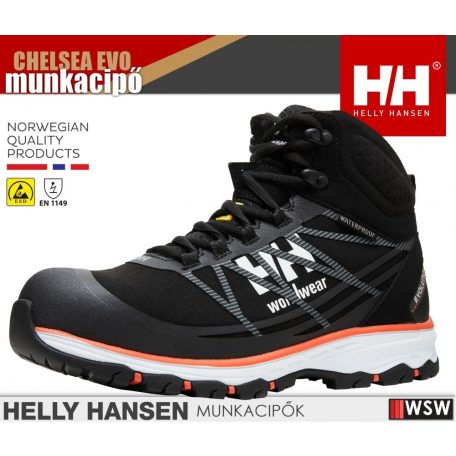 Helly Hansen CHELSEA EVOLUTION S3 vízálló technikai munkacipő - munkabakancs