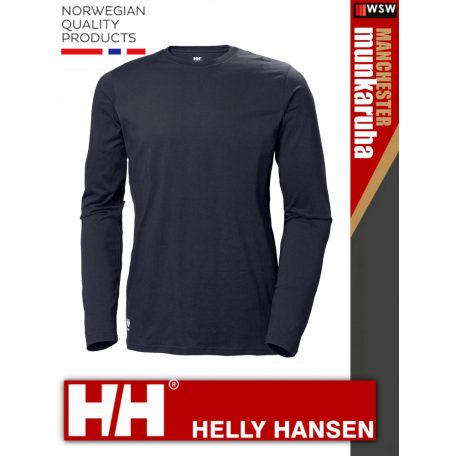 Helly Hansen MANCHESTER NAVY premium technikai női hosszúujjú póló - munkaruha
