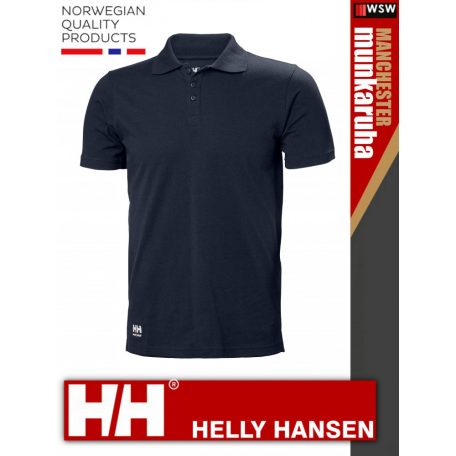 Helly Hansen MANCHESTER NAVY premium technikai galléros póló - munkaruha