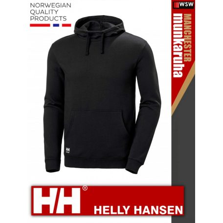 Helly Hansen MANCHESTER BLACK prémium technikai kapucnis pulóver - munkaruha