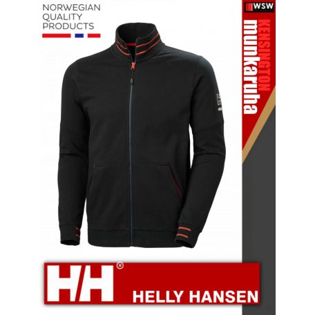Helly Hansen KENSINGTON BLACK technikai pamutgazdag pulóver - munkaruha