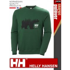 Helly Hansen GRAPHIC GREEN környakas pulóver - munkaruha
