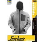 Snickers FLEXIWORK BLACK technikai stretch kapucnis polárkabát - munkaruha
