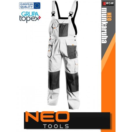 Neo Tools HD WHITE technikai kopásálló kantátosnadrág - munkaruha